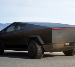 Tesla Cybertruck чорного кольору
