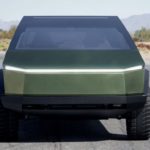 Tesla Cybertruck зеленого кольору