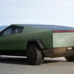 Tesla Cybertruck зеленого кольору