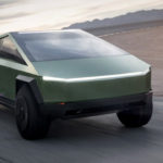 Tesla Cybertruck зеленого кольору