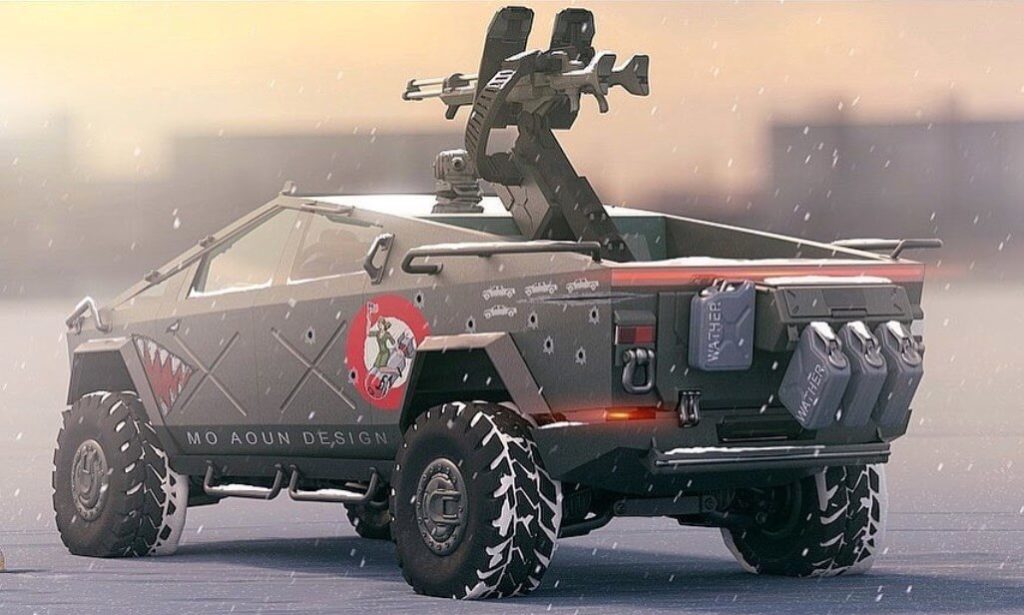 Рендер Warthog Cybertruck